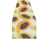 Watercolor papaya pattern Table Runner