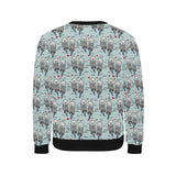 Lovely Sea Otter Pattern Men's Crew Neck Sweatshirt
