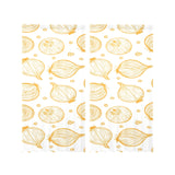 hand drawn onion pattern Gauze Curtain