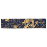 Gold dragon pattern Table Runner