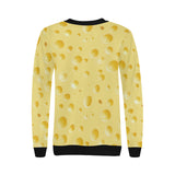 Cheese texture Women's Crew Neck Sweatshirt