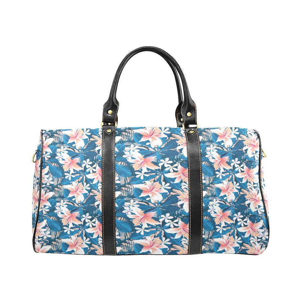 Hibiscus Pattern Print Design 02 Travel Bag