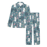 Cute rabbit pattern Men's Long Pajama Set