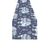 Elephant tribal design pattern Table Runner
