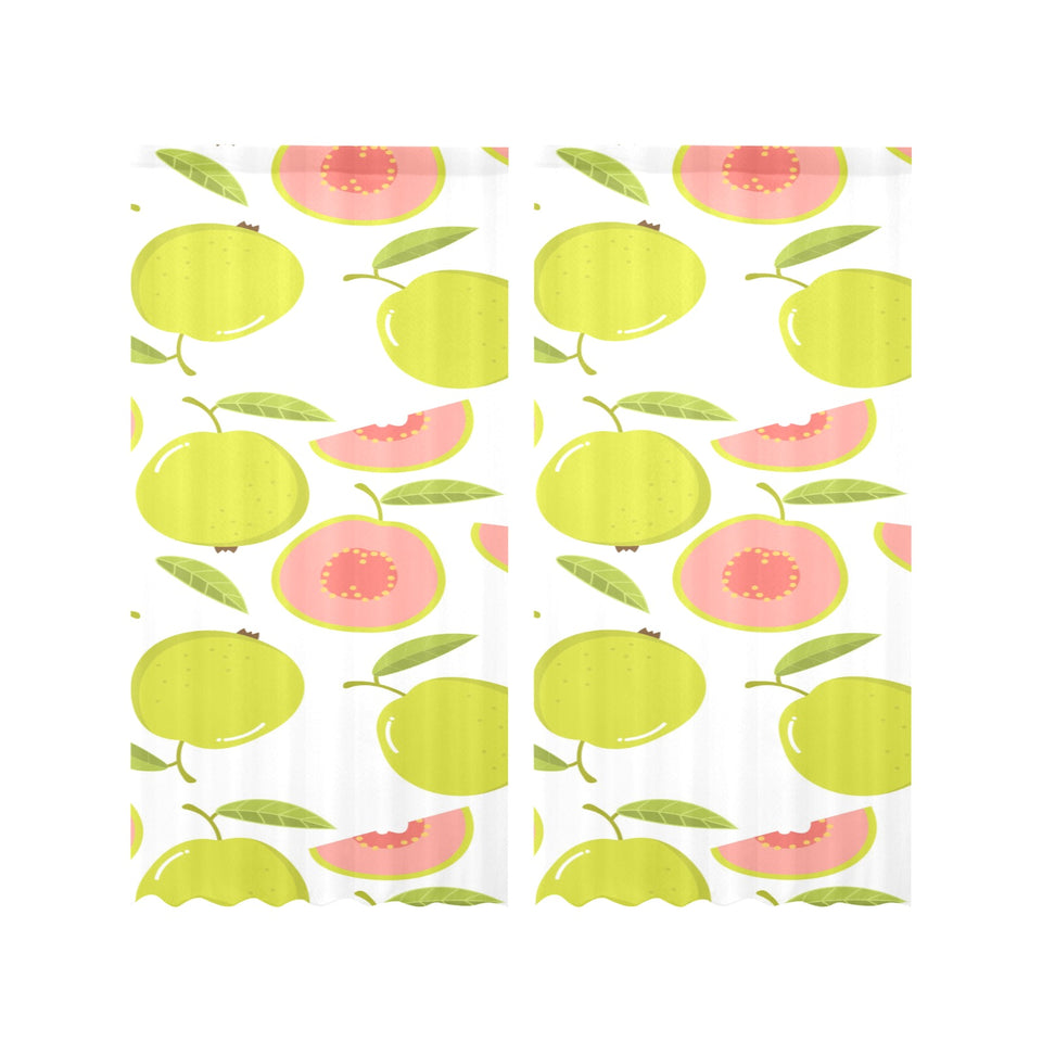 Guava pattern Gauze Curtain