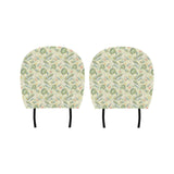 Hand drawn sea turtle fish pattern Car Headrest Cover