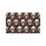 Red snake skull pattern Doormat