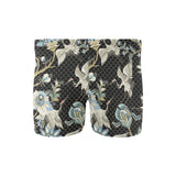Japanese crane ornament elements Men's Swimming Trunks