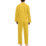 Corn Pattern Print Design 04 Men's Long Pajama Set