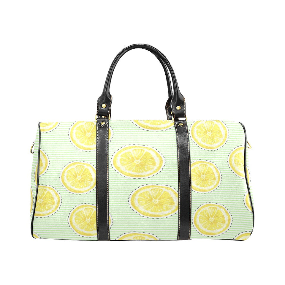 slice of lemon pattern Travel Bag