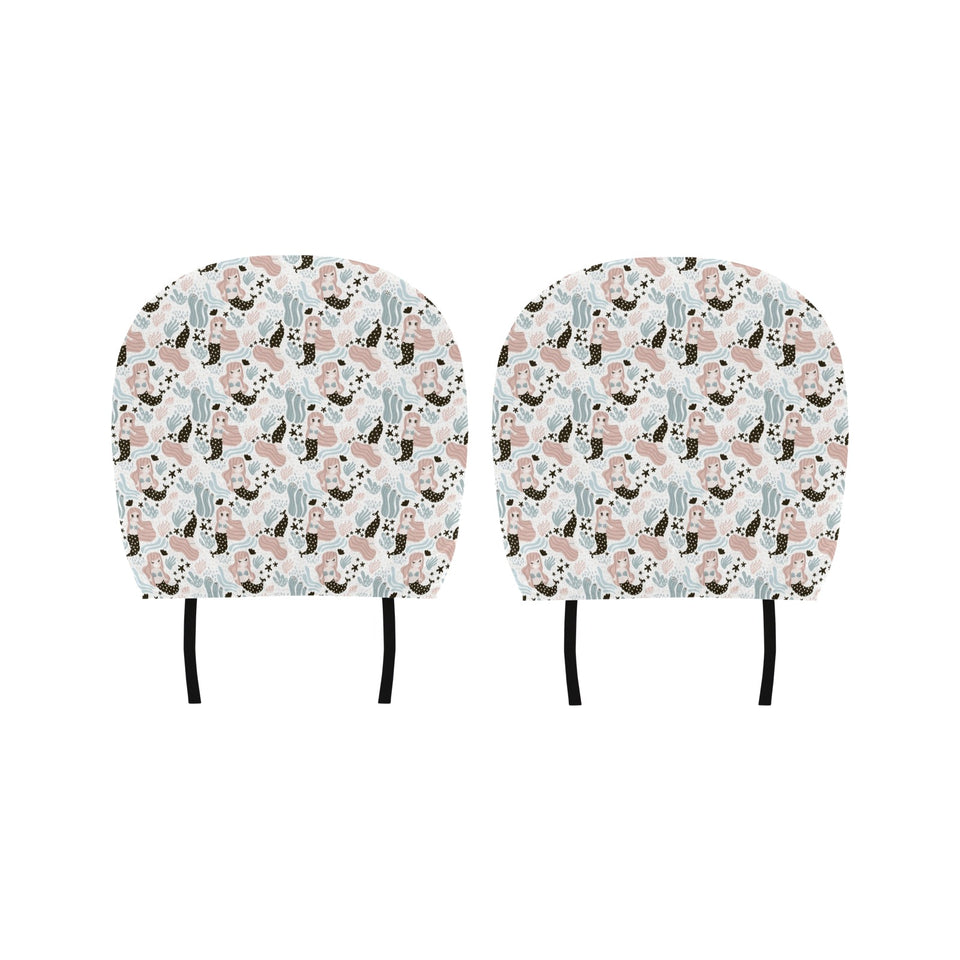 cute mermaid pattern Car Headrest Cover
