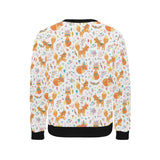 cute tribal fox pattern Men's Crew Neck Sweatshirt