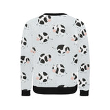Cute cows pattern Men's Crew Neck Sweatshirt