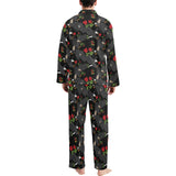 Eagle Pattern Print Design 04 Men's Long Pajama Set