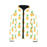 Pineapples pattern Kids' Boys' Girls' Padded Hooded Jacket