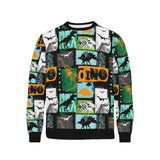 dinosaurs print pattern Men's Crew Neck Sweatshirt