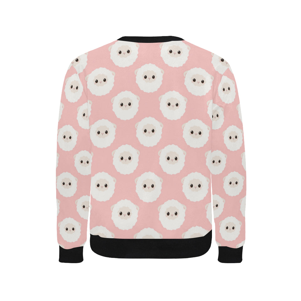 Cute sheep pattern Men's Crew Neck Sweatshirt