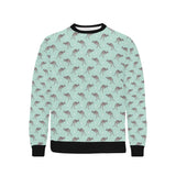 Kangaroo pattern background Men's Crew Neck Sweatshirt
