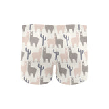 Llama Alpaca pattern Men's Swimming Trunks