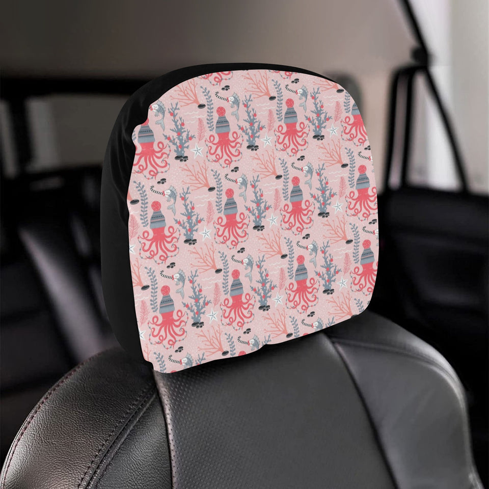 Octopus winter hat garland Fish candy Seaweed Cora Car Headrest Cover