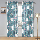 Cute rabbit pattern Gauze Curtain