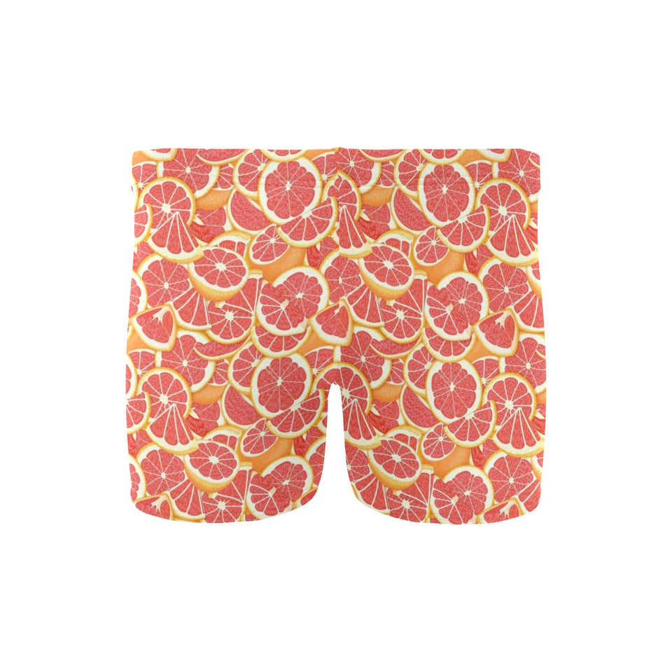 Tropical grapefruit pattern Men's Swimming Trunks