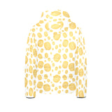 Potato Chips Pattern Print Design 03 Kids' Boys' Girls' Padded Hooded Jacket