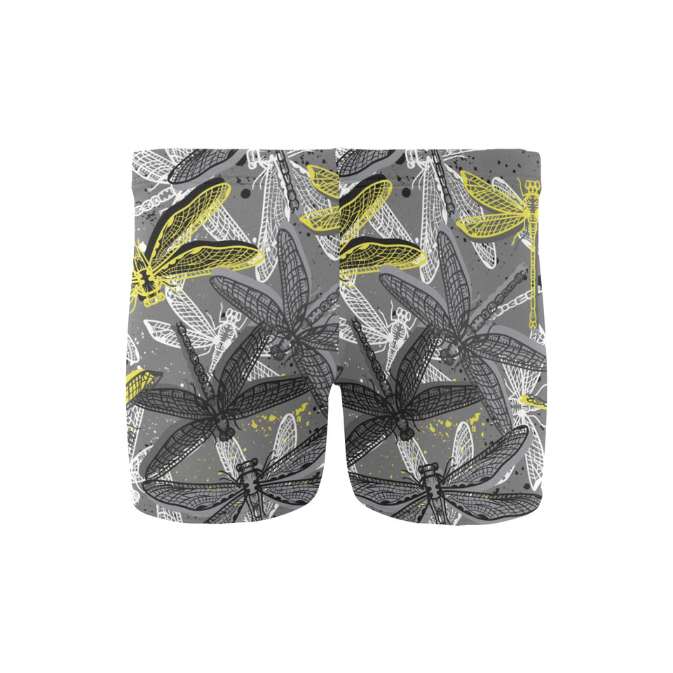Hand drawn dragonfly pattern Men's Swimming Trunks