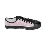 Sketch guava pattern Kids' Boys' Girls' Low Top Canvas Shoes Black