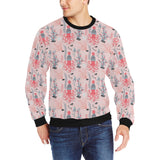 Octopus winter hat garland Fish candy Seaweed Cora Men's Crew Neck Sweatshirt