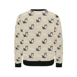 Cute Siberian Husky Men's Crew Neck Sweatshirt
