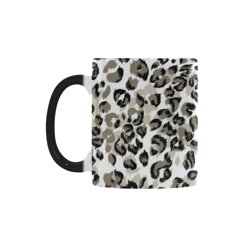 Leopard skin print pattern Morphing Mug Heat Changing Mug