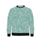 Classic Hand drawn Grape pattern Men's Crew Neck Sweatshirt