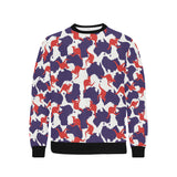 Kangaroo Australian pattern Men's Crew Neck Sweatshirt