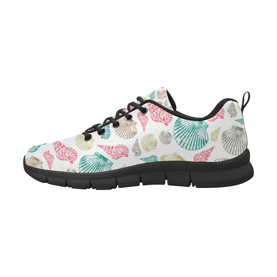 Colorful shell pattern Women's Sneaker Shoes