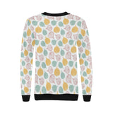 colorful onions white background Women's Crew Neck Sweatshirt