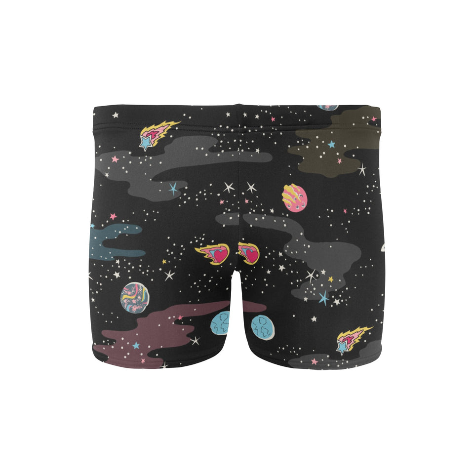 space pattern Men's Swimming Trunks