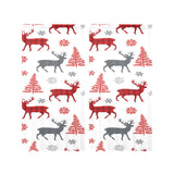 Deer tree snowflakes chrismas pattern Gauze Curtain