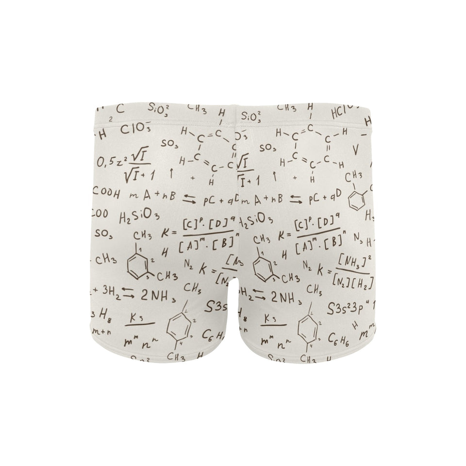 Chemistry Periodic Table Pattern Print Design 04 Men's Swimming Trunks