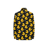 Duck Pattern Print Design 05 Women's Long Sleeve Polo Shirt