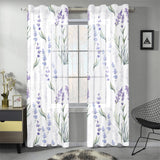 Hand painting Watercolor Lavender Gauze Curtain