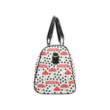 Red mushroom dot pattern Travel Bag