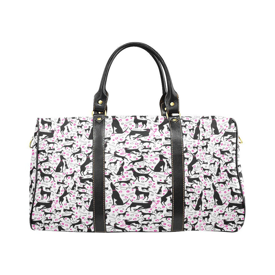 Greyhound Pattern Print Design 02 Travel Bag