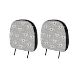 Cute koala leaves pattern Car Headrest Cover