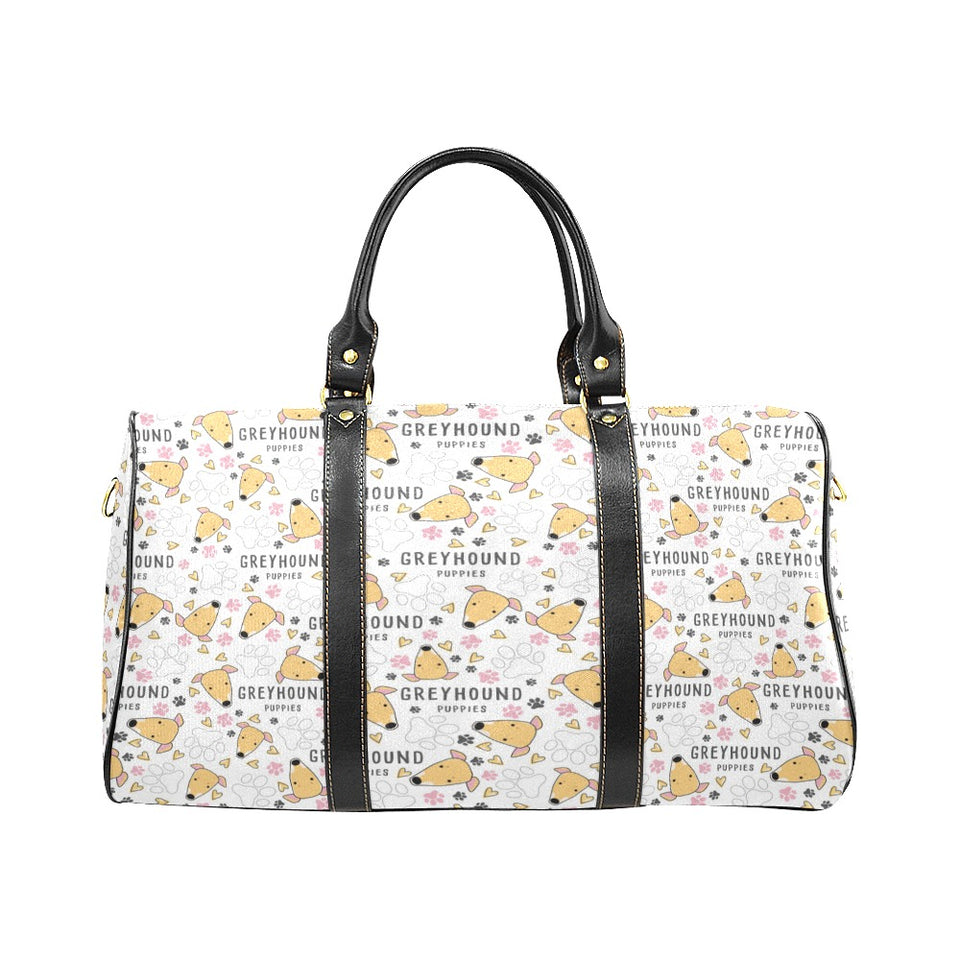 Greyhound Pattern Print Design 03 Travel Bag