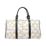 Greyhound Pattern Print Design 03 Travel Bag
