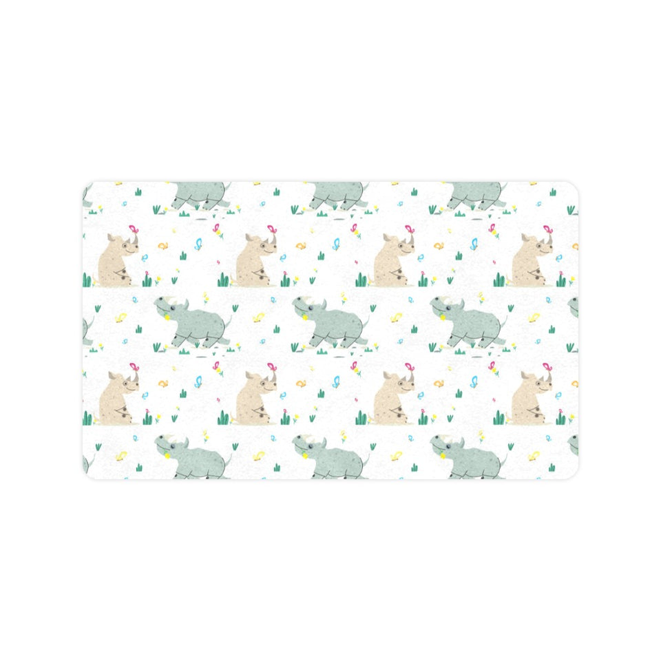 Cute Rhino pattern Doormat