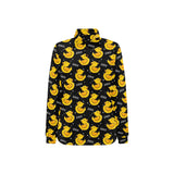 Duck Pattern Print Design 05 Women's Long Sleeve Polo Shirt