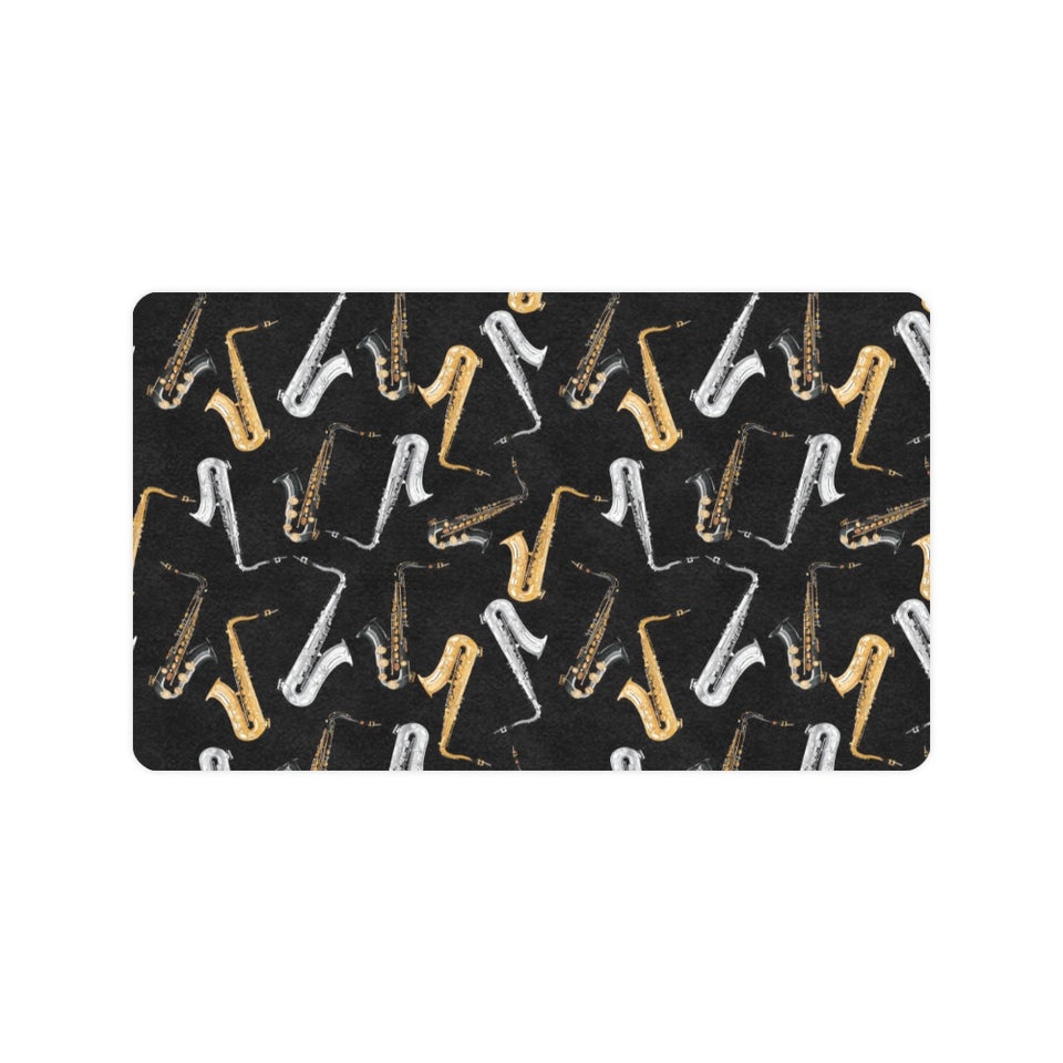 saxophone design pattern Doormat