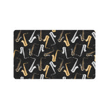 saxophone design pattern Doormat